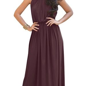NWT Burgundy maxi dress